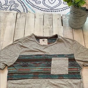 On the Byas grey multicolor tshirt